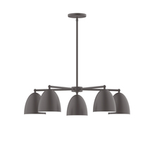 Montclair Light Works CHC417-57-L10 - 5-Light Jill Chandelier, Bronze Matte