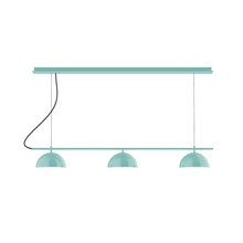 Montclair Light Works CHD431-48-C27 - 3-Light Linear Axis Chandelier (8" Axis pack)