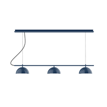 Montclair Light Works CHD431-50-C25 - 3-Light Linear Axis Chandelier (8" Axis pack)