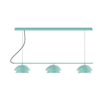 Montclair Light Works CHDX445-48-C27 - 3-Light Linear Axis Chandelier (12" Nest pack)