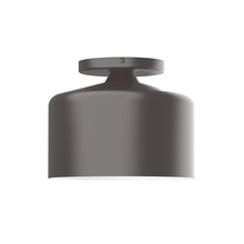 Montclair Light Works FMD419-57-L10 - 8.5" Julia LED Flush Mount, Bronze Matte