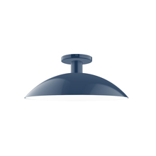 Montclair Light Works FMDX476-50-L13 - 16" Glow LED Flush Mount, Navy