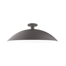 Montclair Light Works FMDX477-57-L14 - 24" Glow LED Flush Mount, Bronze Matte