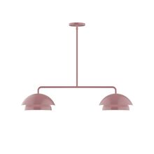 Montclair Light Works MSGX445-20 - 2-Light Axis Linear Pendant (10" Nest pack)
