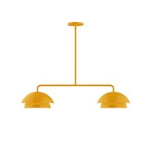 Montclair Light Works MSGX445-21 - 2-Light Axis Linear Pendant (10" Nest pack)