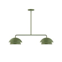 Montclair Light Works MSGX445-22 - 2-Light Axis Linear Pendant (10" Nest pack)