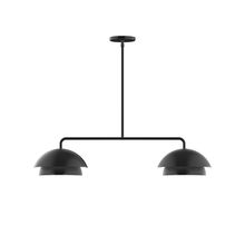 Montclair Light Works MSGX445-41 - 2-Light Axis Linear Pendant (10" Nest pack)