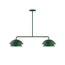 Montclair Light Works MSGX445-42 - 2-Light Axis Linear Pendant (10" Nest pack)