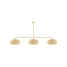 Montclair Light Works MSNX445-17 - 3-Light Axis Linear Pendant (10" Nest pack)