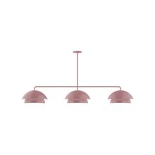 Montclair Light Works MSNX445-20 - 3-Light Axis Linear Pendant (10" Nest pack)