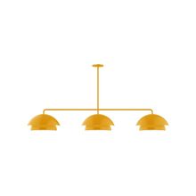 Montclair Light Works MSNX445-21 - 3-Light Axis Linear Pendant (10" Nest pack)