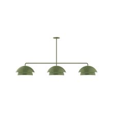 Montclair Light Works MSNX445-22 - 3-Light Axis Linear Pendant (10" Nest pack)