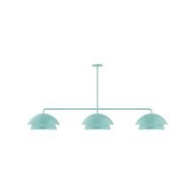 Montclair Light Works MSNX445-48 - 3-Light Axis Linear Pendant (10" Nest pack)