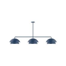Montclair Light Works MSNX445-50 - 3-Light Axis Linear Pendant (10" Nest pack)