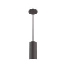 Montclair Light Works STG418-57-L10 - 3.5" Jordan LED Stem Hung Pendant, Bronze Matte