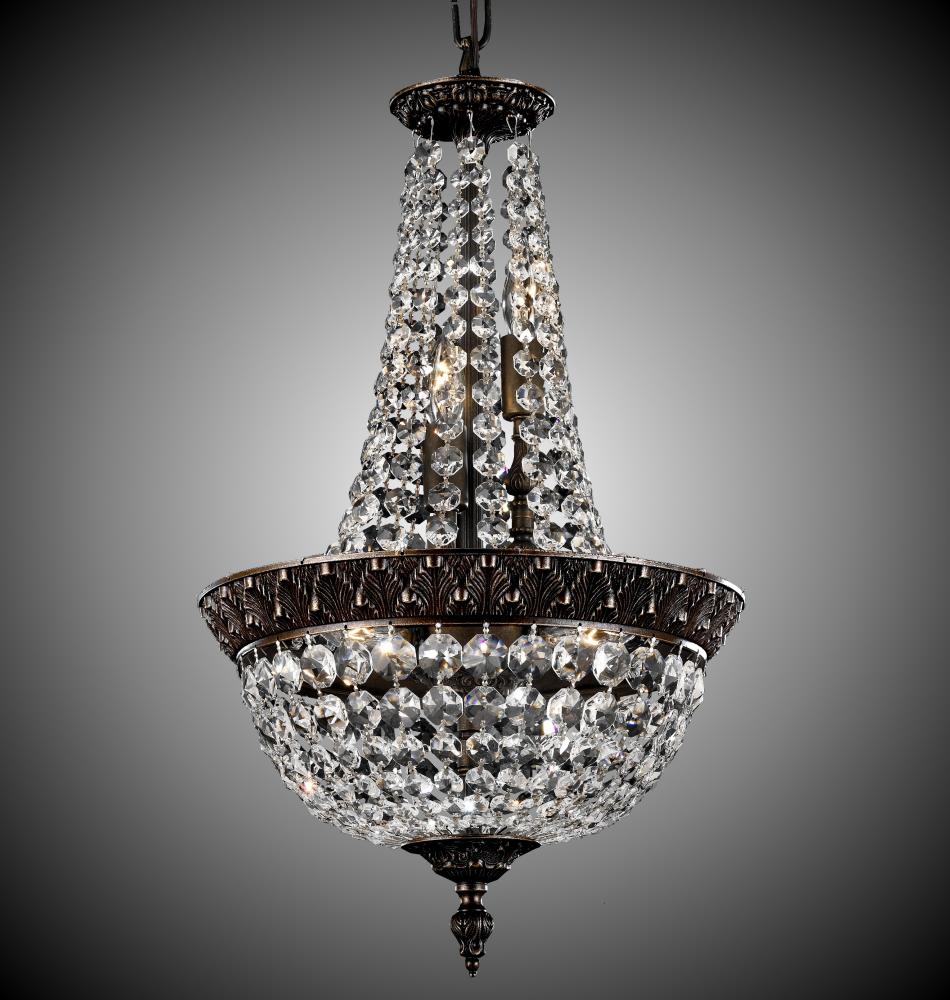 12"W - 6 Light Corinthian Chandelier