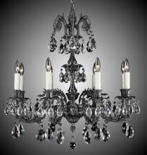 American Brass & Crystal CH2003-A-10G-ST - 8 Light Finisterra Chandelier