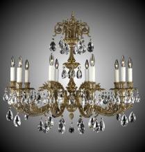 American Brass & Crystal CH2004-O-13S-PI - 10 Light Finisterra Chandelier