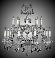 American Brass & Crystal CH2009-O-08G-PI - 10+10 Light Finisterra Chandelier