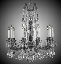 American Brass & Crystal CH2054-A-12G-PI - 10 Light Finisterra with draping Chandelier