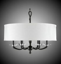 American Brass & Crystal CH5425-32G-36G-ST-HL - 24 inch Kensington Drum Shade Chandelier