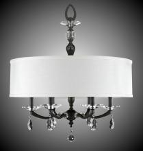 American Brass & Crystal CH5485-O-36G-ST-PG - 24 inch Kensington Empire Drum Shade Chandelier