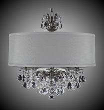 American Brass & Crystal CH6512-A-02G-PI-PG - 5 Light Llydia Chandelier