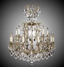 American Brass & Crystal CH7028-A-05S-PI - 10+5 Light Parisian Chandelier