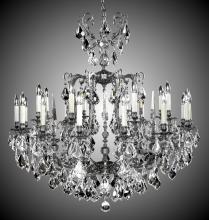 American Brass & Crystal CH7038-A-13S-ST - 16+8 Light Parisian Chandelier