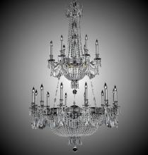 American Brass & Crystal CH8152-P-04G-PI - 18+ 15 Light Valencia Chandelier