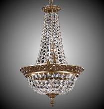 American Brass & Crystal CH8515-P-10G - 15"W - 6 Light Corinthian Chandelier