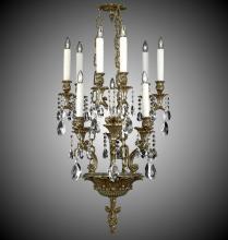 American Brass & Crystal CH9009-A-03G-PI - 9 Light Blairsden Chandelier