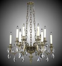 American Brass & Crystal CH9012-A-23S-PI - 12 Light Blairsden Chandelier Pendant