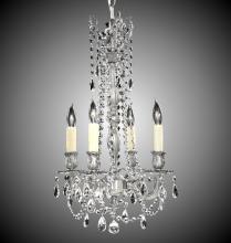 American Brass & Crystal CH9211-O-07G-PI - 4 Light Biella Chandelier