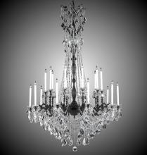 American Brass & Crystal CH9289-A-07G-ST - 10+10 Light Crystella Chandelier