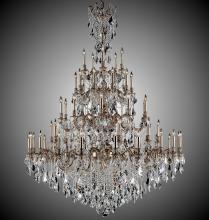 American Brass & Crystal CH9325-A-07G-PI - 55 Light Elise Chandelier