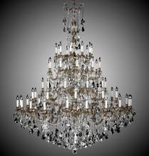 American Brass & Crystal CH9326-A-02G-PI - 60 Light Elise Chandelier