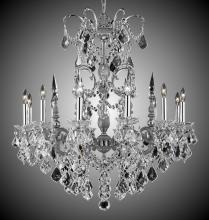 American Brass & Crystal CH9382-A-07G-08G-ST - 12 Light Venetian Chandelier