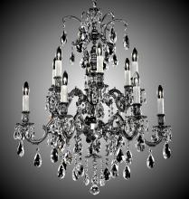 American Brass & Crystal CH9724-A-10W-PI - 6+6 Light Marlena Chandelier