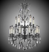 American Brass & Crystal CH9823-A-03G-PI - 10+5 Light Bellagio Chandelier