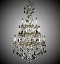 American Brass & Crystal CH9826-O-07G-ST - 25 Light Bellagio Chandelier