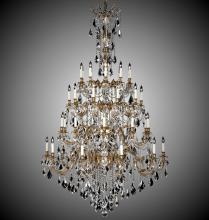 American Brass & Crystal CH9828-A-10W-ST - 40 Light Bellagio Chandelier