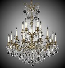 American Brass & Crystal CH9865-O-10G-PI - 5+15 Light Sterling Chandelier