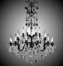 American Brass & Crystal CH9868-A-05S-ST - 8+24 Light Sterling Chandelier