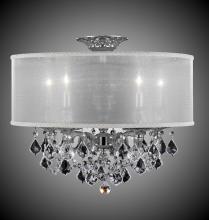 American Brass & Crystal FM6511-A-04G-ST-HL - 5 Light Llydia Semi Flush