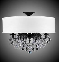 American Brass & Crystal FM6521-A-02G-ST-HL - 6 Light Llydia Semi Flush