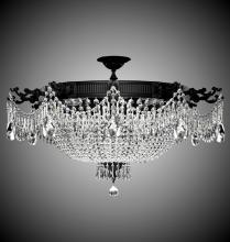 American Brass & Crystal FM8014-P-02G - 12 Light Valencia Flush Mount