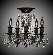 American Brass & Crystal FM9201-O-10G - 5 Light Biella Flush Mount