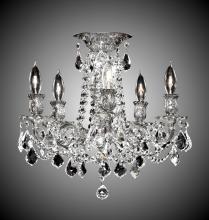 American Brass & Crystal FM9202-A-03G - 5 Light Biella Flush Mount