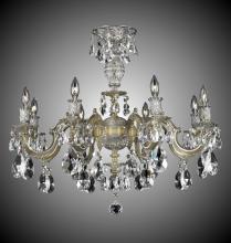 American Brass & Crystal FM9744-A-02G - 8 Light Marlena Flush Mount